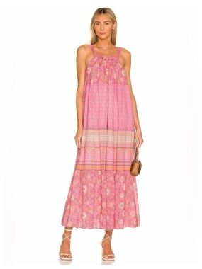sienna halter maxi dress spell Sienna Halter Maxi Dress La Tre Clothing